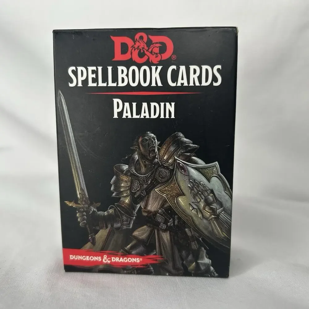 Dungeons and Dragons Spellbook Cards Paladin Deck 2017 Edition D&D Complete